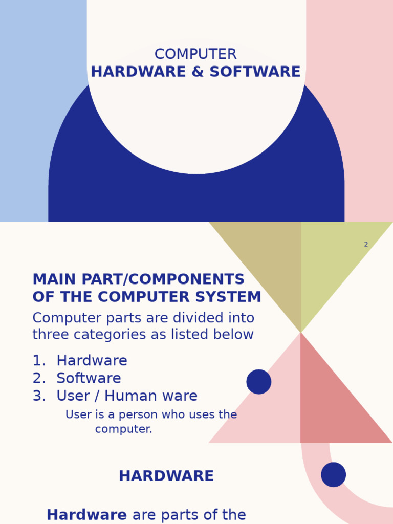 HARDWARE AND SOFTWARE (Autosaved) | PDF | Computer Hardware | Computer ...