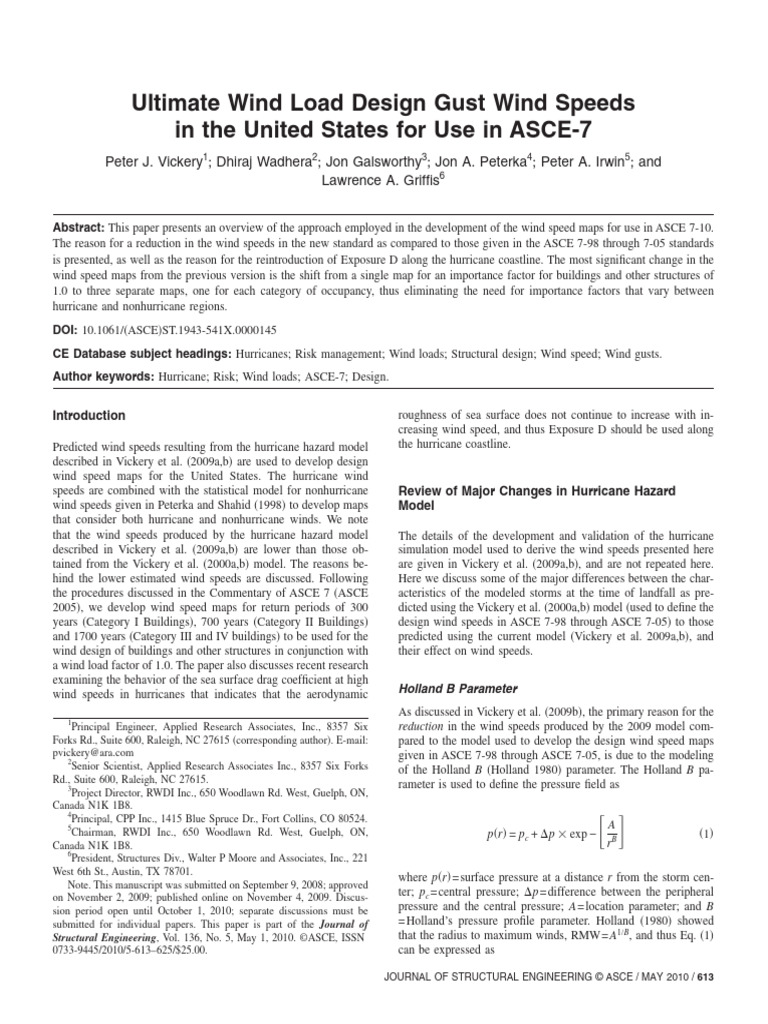 ASCE-7 Wind Load Design Updates | PDF | Tropical Cyclones | Wound