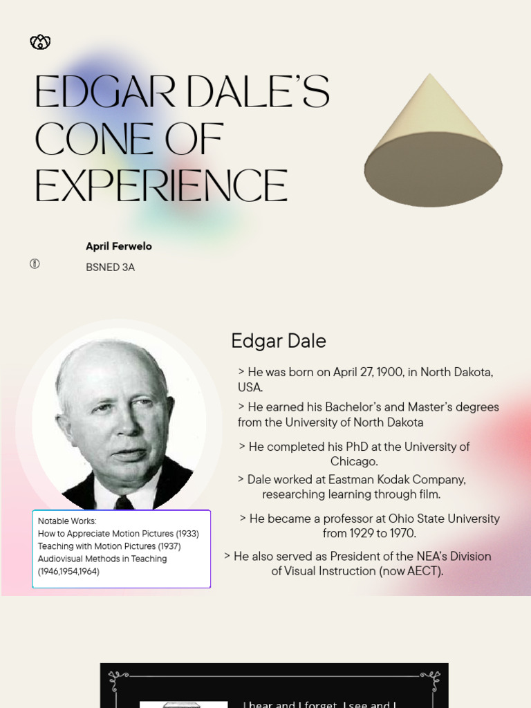 Edgar Dale's Cone of Experience Explained | PDF | Learning | Concept