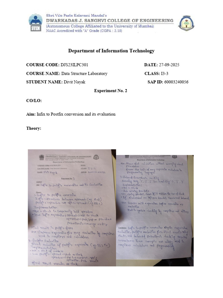 I161_Divit_Exp2 | PDF | Computer Programming | Software Engineering