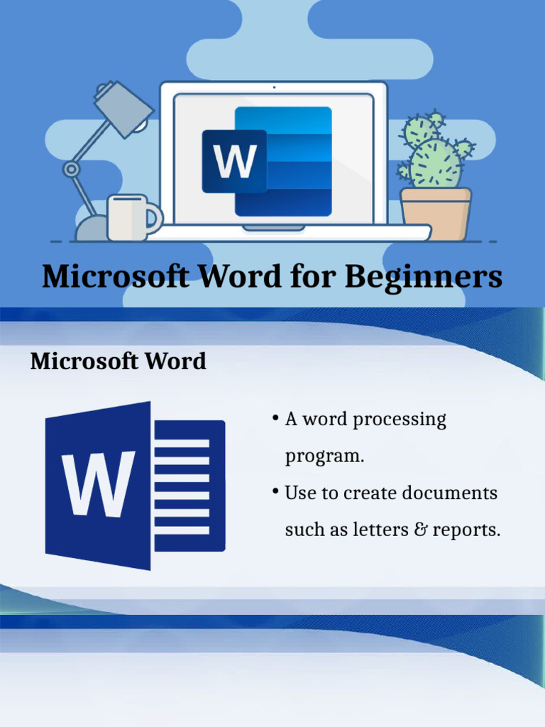 Microsoft Word Basics for Beginners | PDF | Window (Computing ...