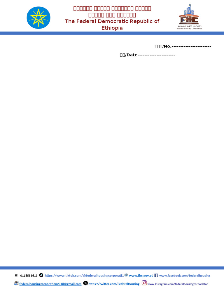 FHC Office Letter Format | PDF