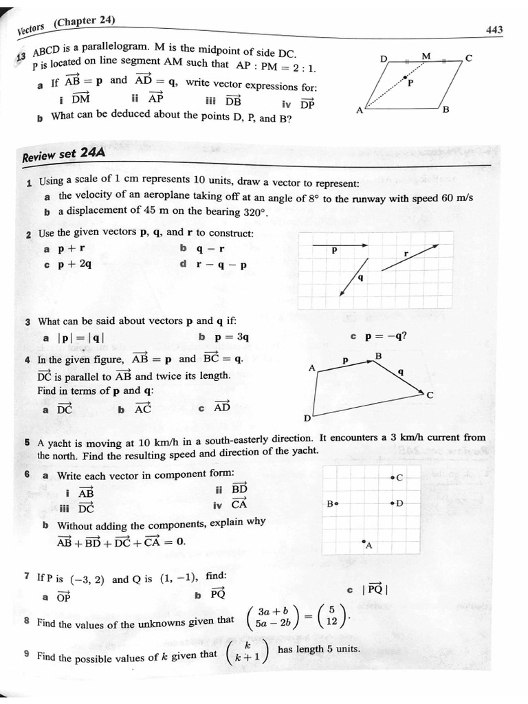 Vectors Practice | PDF