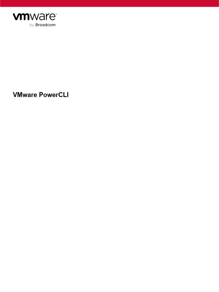 VMware PowerCLI Release Notes & Guide | PDF | Computing | Software ...