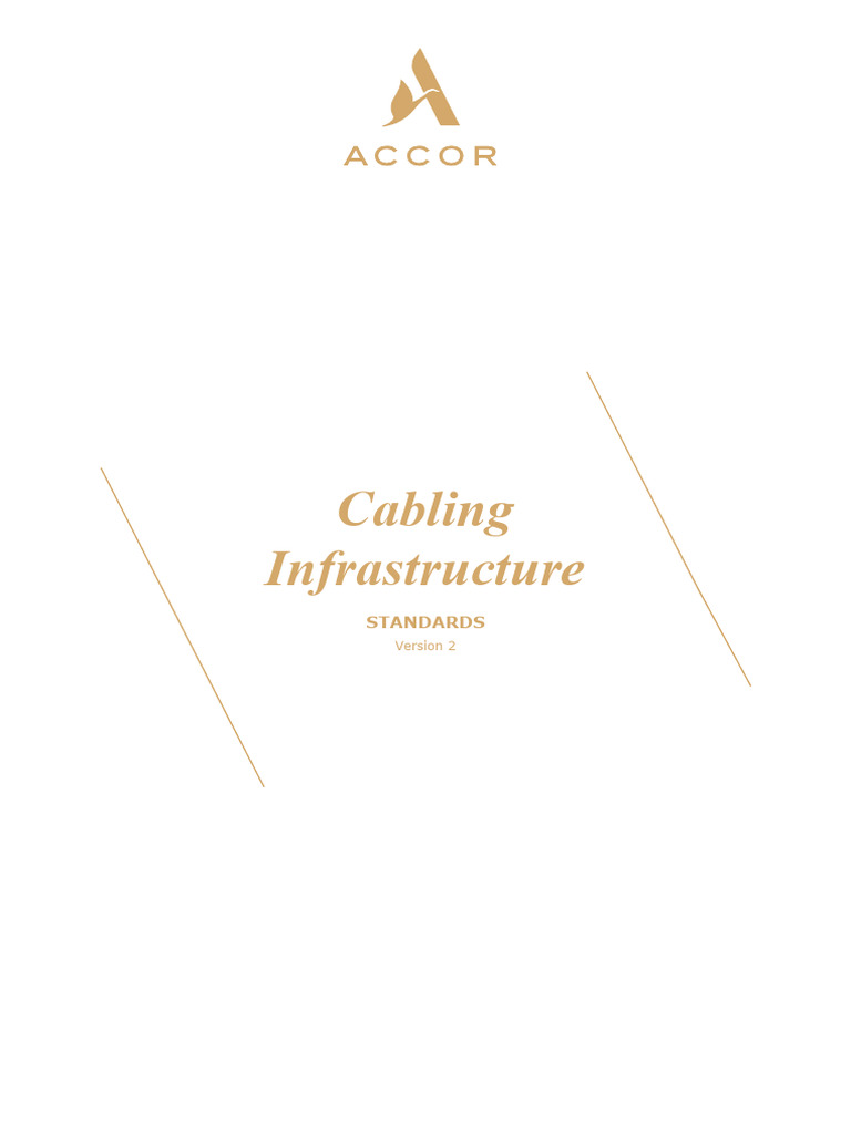Cabling Infrastructure Standards Guide | PDF | Electrical Connector ...