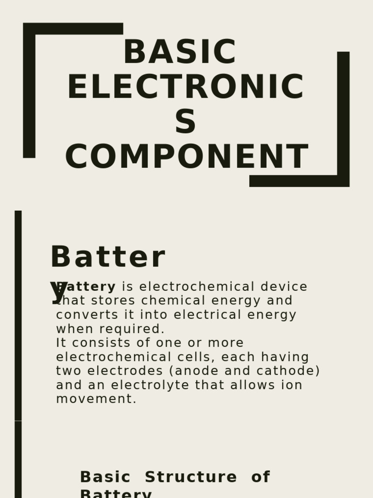 Basic Electronics Component | PDF | Electronic Oscillator | Amplifier