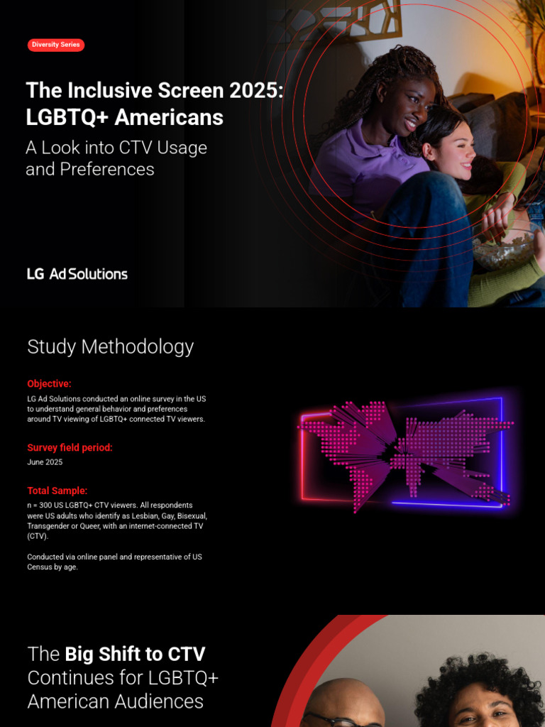 LGBTQ+ CTV Viewing Trends 2025 | PDF | Advertising | Television