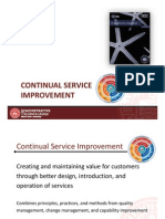 ITIL Overview Continual Service Improvement