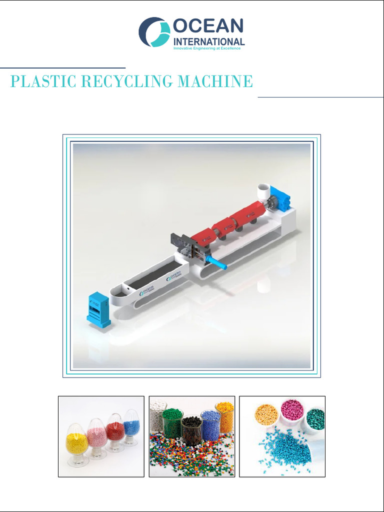 Plastic Recycling Machine Overview | PDF | Plastic | Recycling
