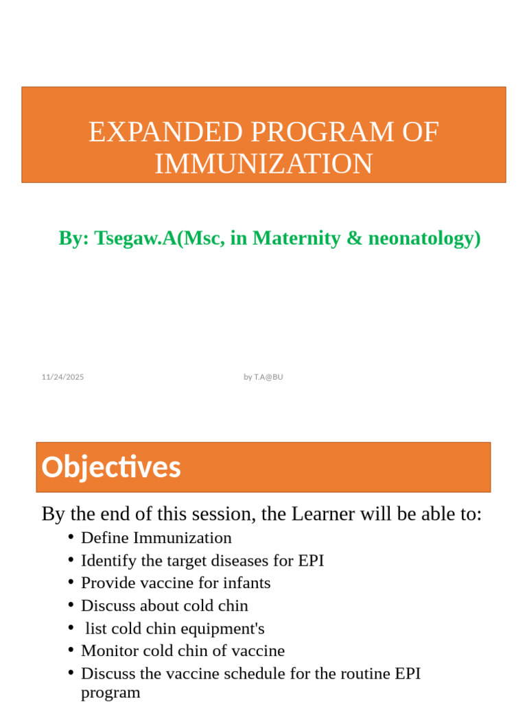 6.expanded Immunization Program (EIP) - T | PDF | Vaccines | Antibody