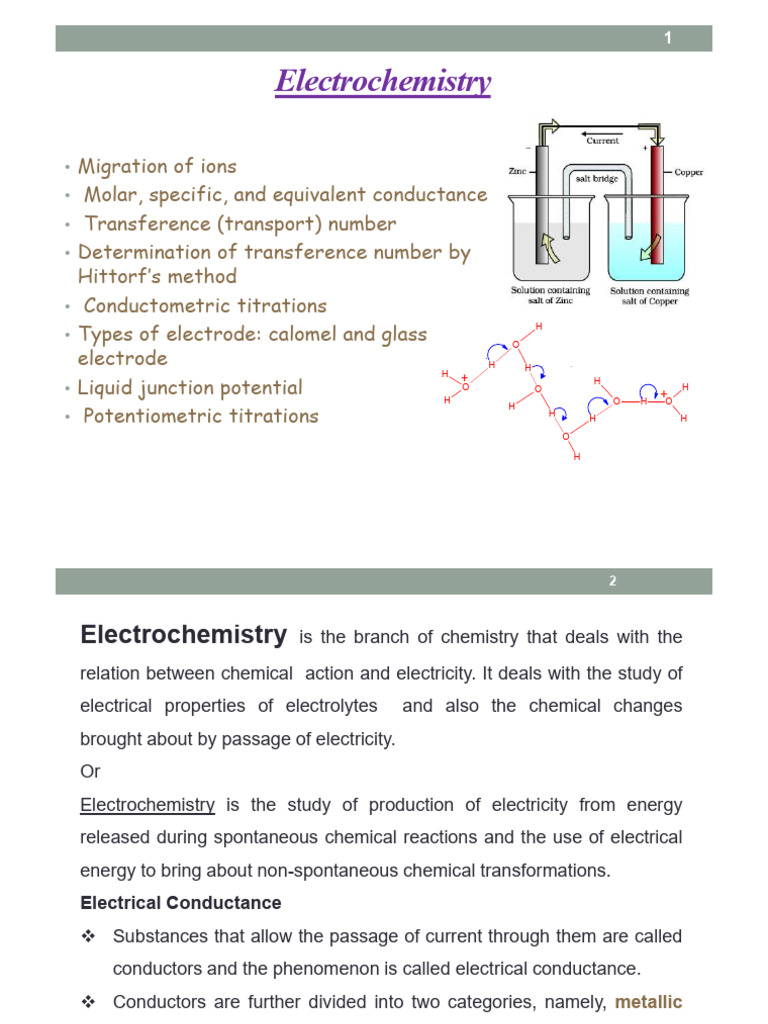A. Electrochemistry 1 | PDF | Ion | Chemical Bond