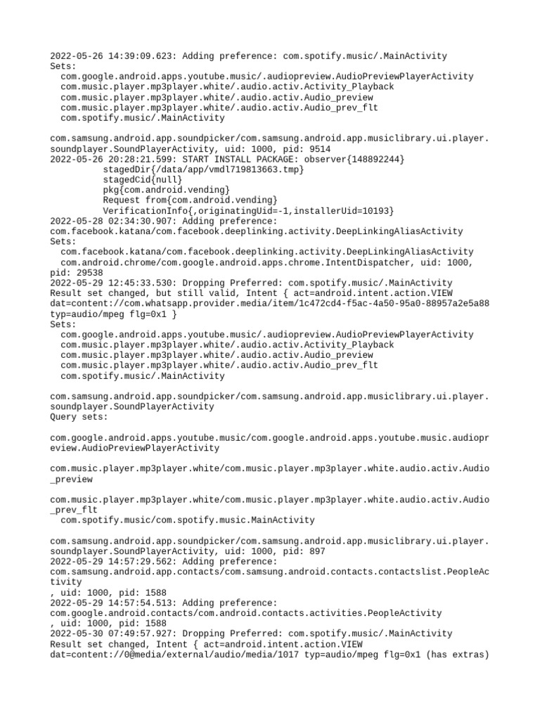 PM Debug Info | PDF | Software