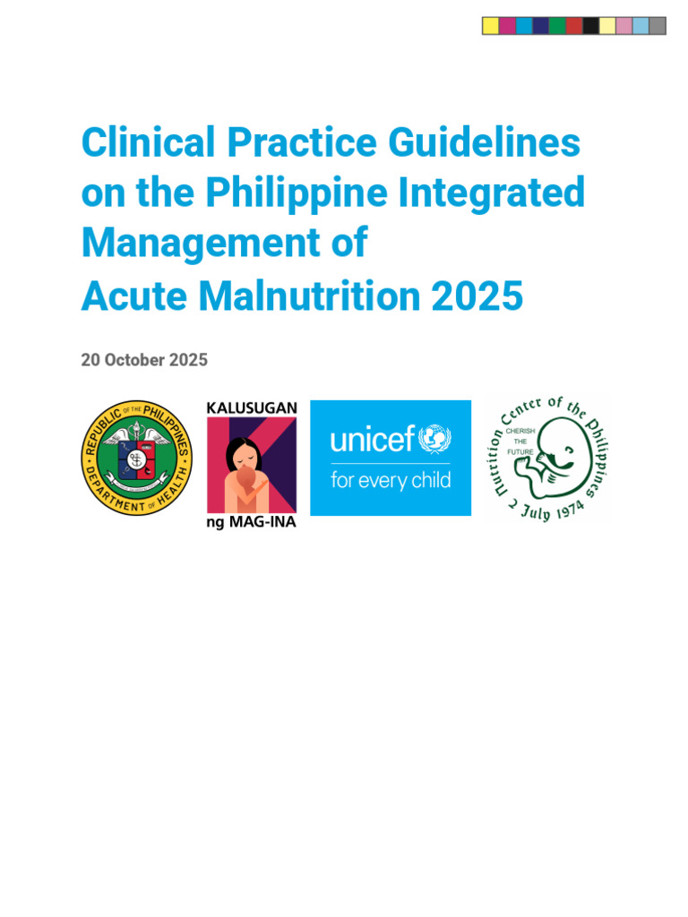 Philippine Guidelines for Acute Malnutrition | PDF | Malnutrition ...