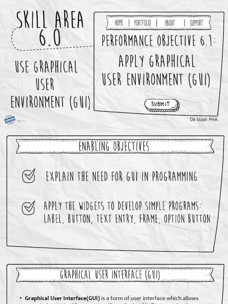 PO 6.1 Use Graphical User Environment (GUI) (Jan 2025) | PDF ...