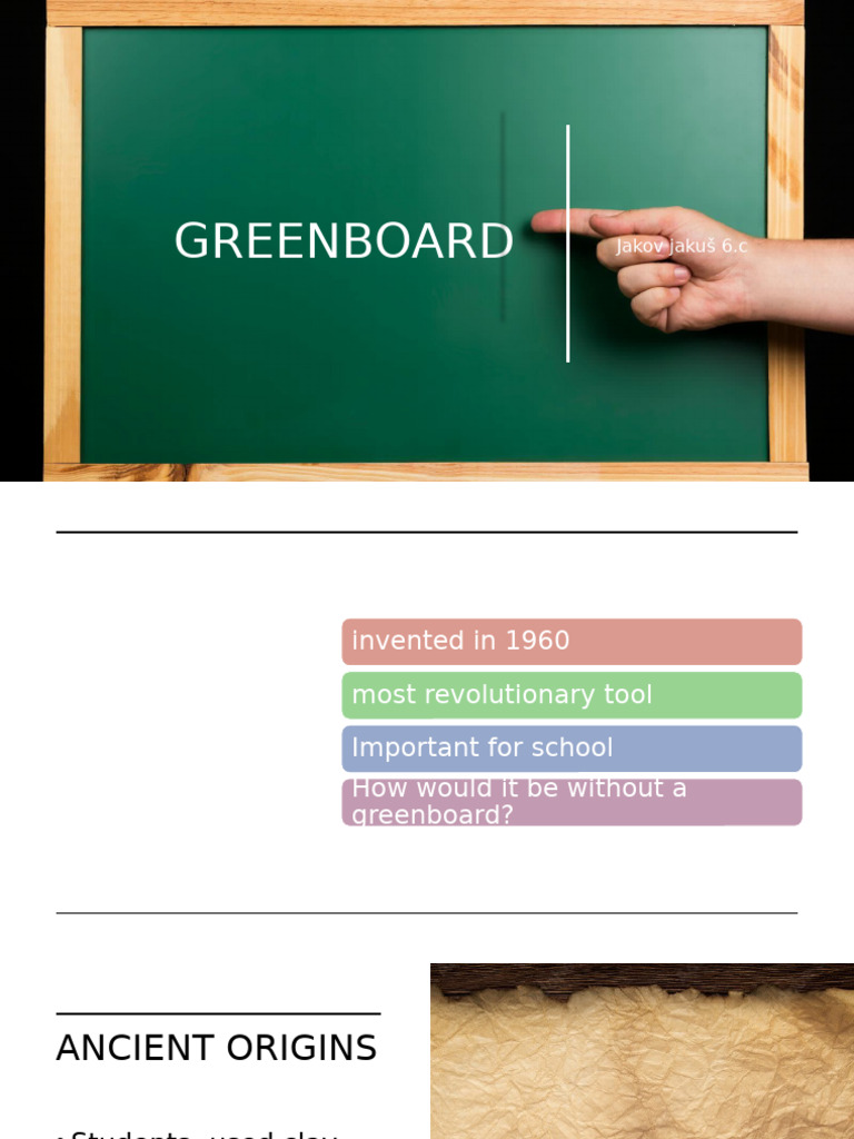 History and Impact of Greenboards | PDF