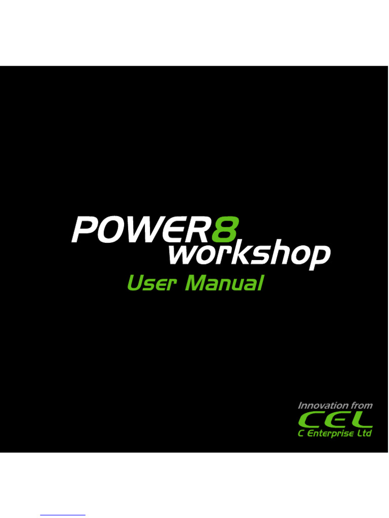 Power8 Workshop | PDF | Battery Charger | Drill