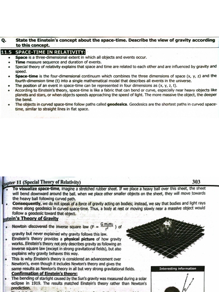 Space Time Relativity | PDF