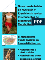 Ejercicio y metabolismo