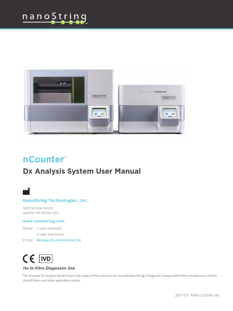 nCounter Dx Analysis System Manual | PDF | World Wide Web | Internet & Web