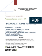 Evaluare Finante Publice Europene Master AP_FA Zi Anul I 2011_2012