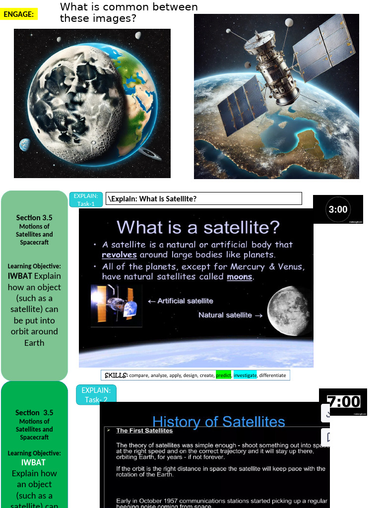 3.5 Motions of satellite and Spacecraft - Copy | PDF | Orbit | Satellite