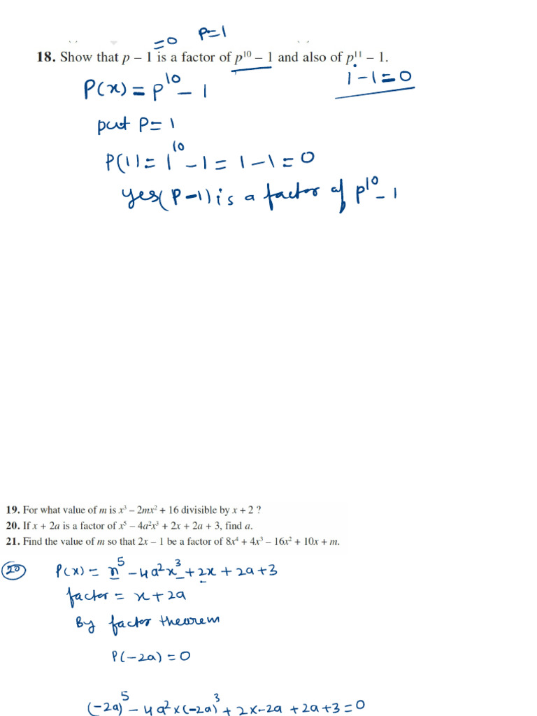 Algebra Class 10 | PDF