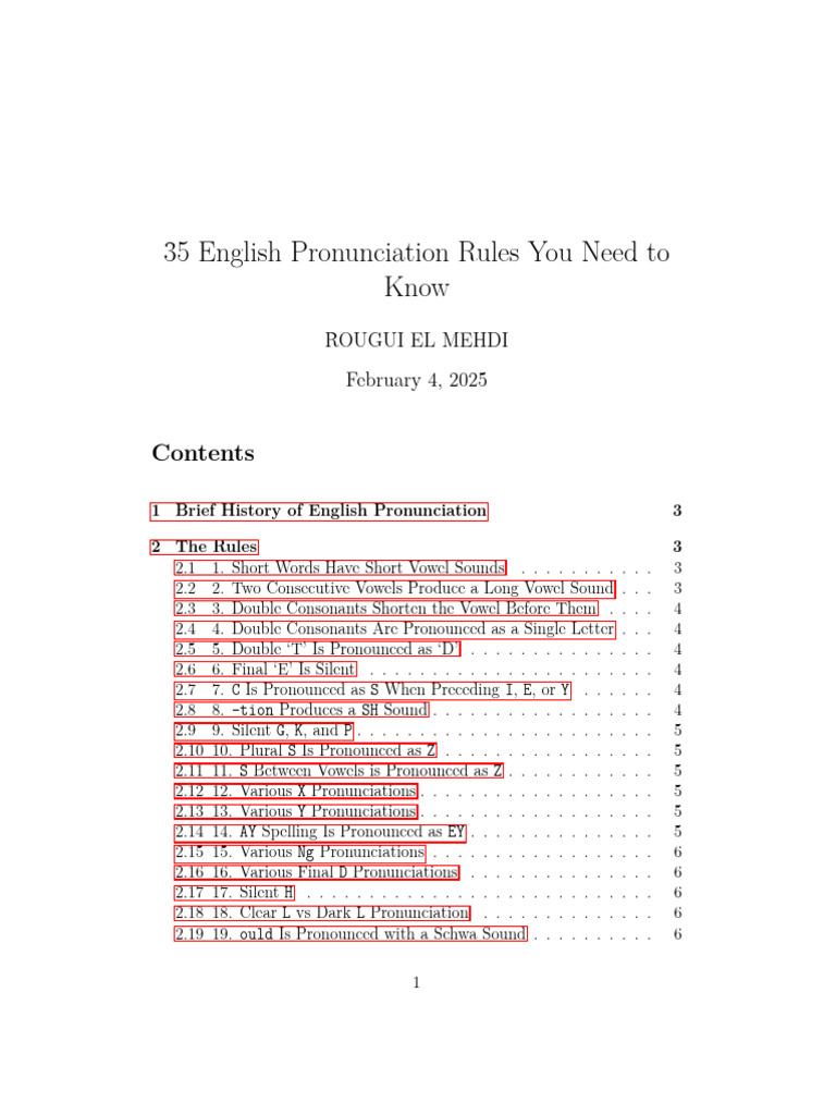 35 English Pronunciation | PDF | English Language | Stress (Linguistics)