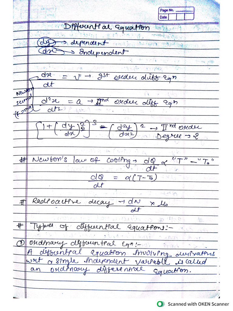 Mathematical Physics Notes | PDF