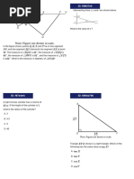Geometry Problems Involving Circles and Triangles | PDF | Circle | Area