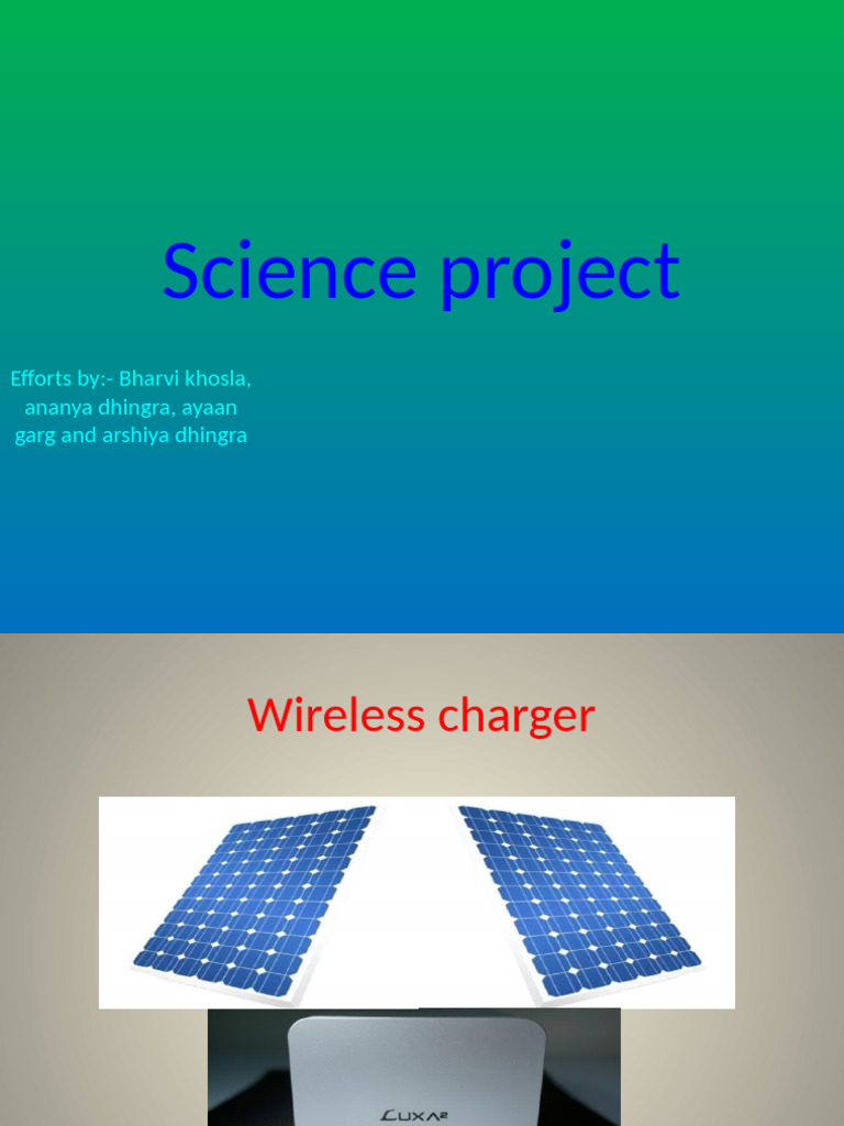Science Project | PDF