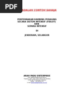 KERTAS KERJA penternakan