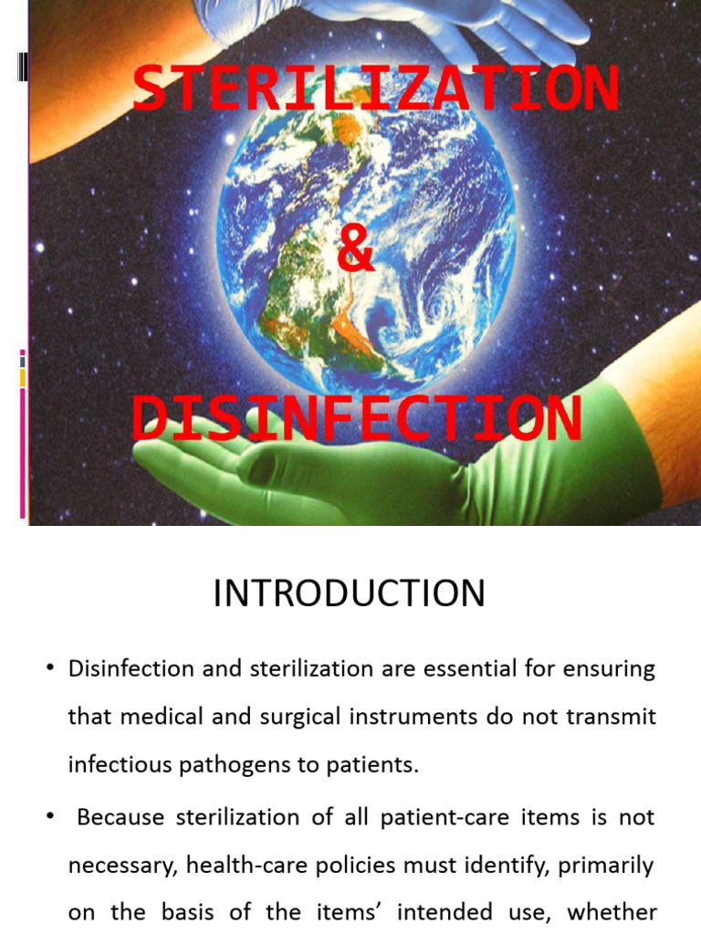 Sterilization and Disinfection Methods | PDF | Sterilization ...