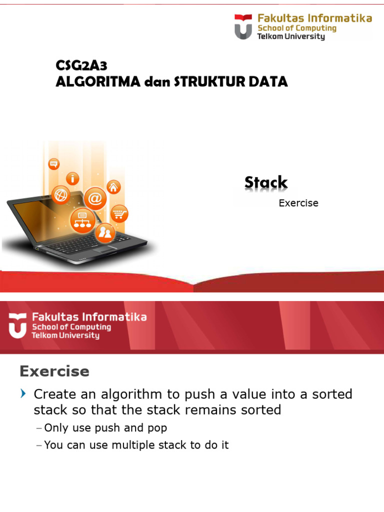 Sorted Stack and Expression Algorithms | PDF | Mathematical Notation ...
