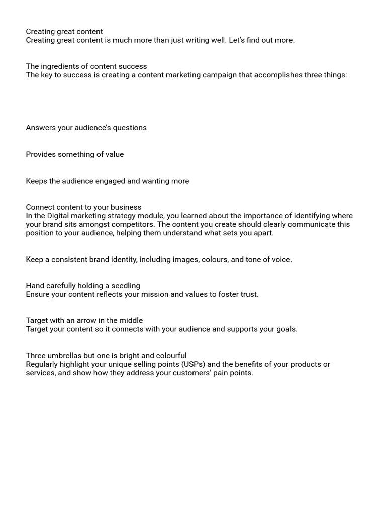 Essentials for Creating Engaging Content | PDF