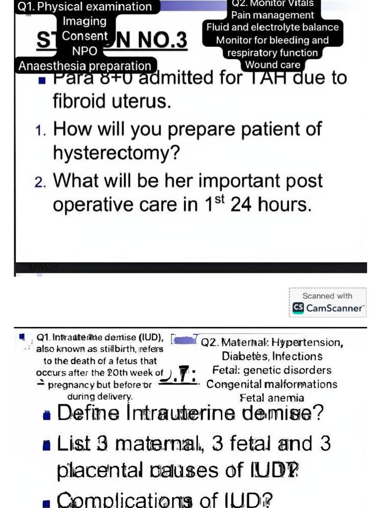 Solved Gynaeobs Ospe | PDF