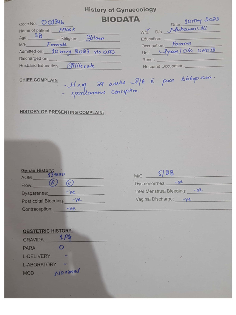 Gynae and Obs Practical | PDF