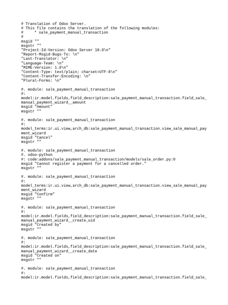 Sale Payment Manual Transaction - Pot | PDF | Computing | Software