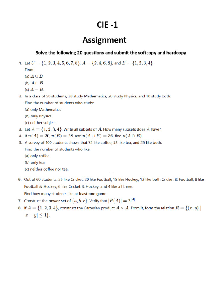 Cie 1 DM | PDF