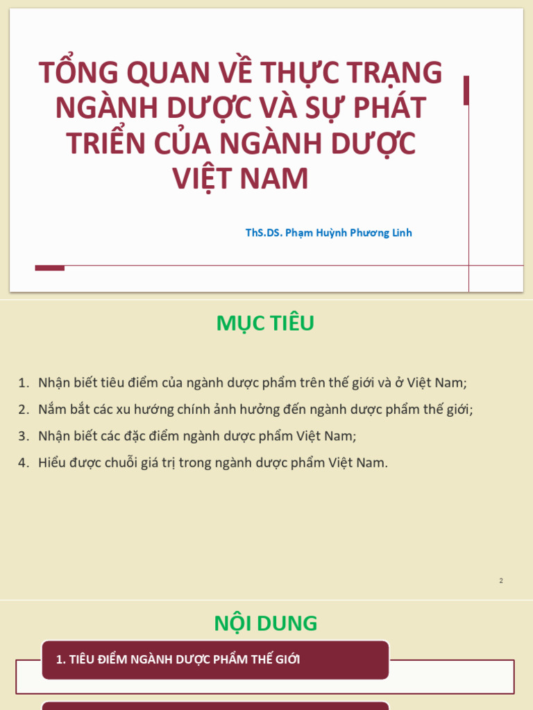 Bài 3 - T NG Quan Ngành Dư C | PDF