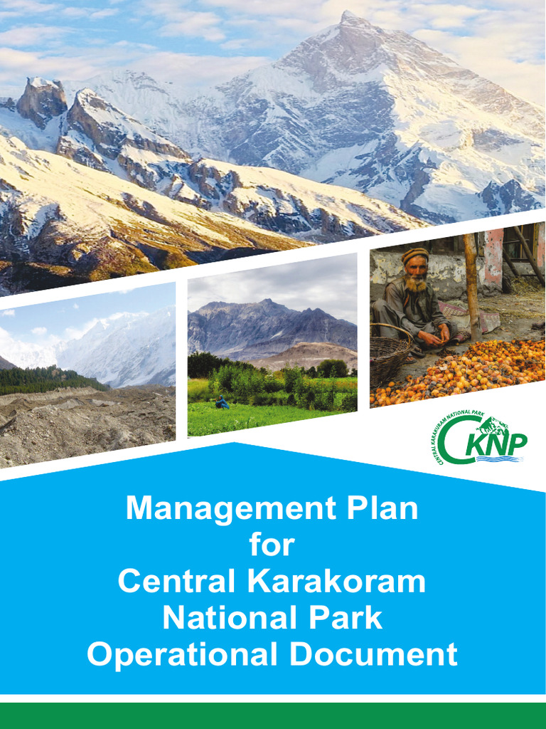 Central Karakoram National Park Management Plan | PDF | Sustainability ...