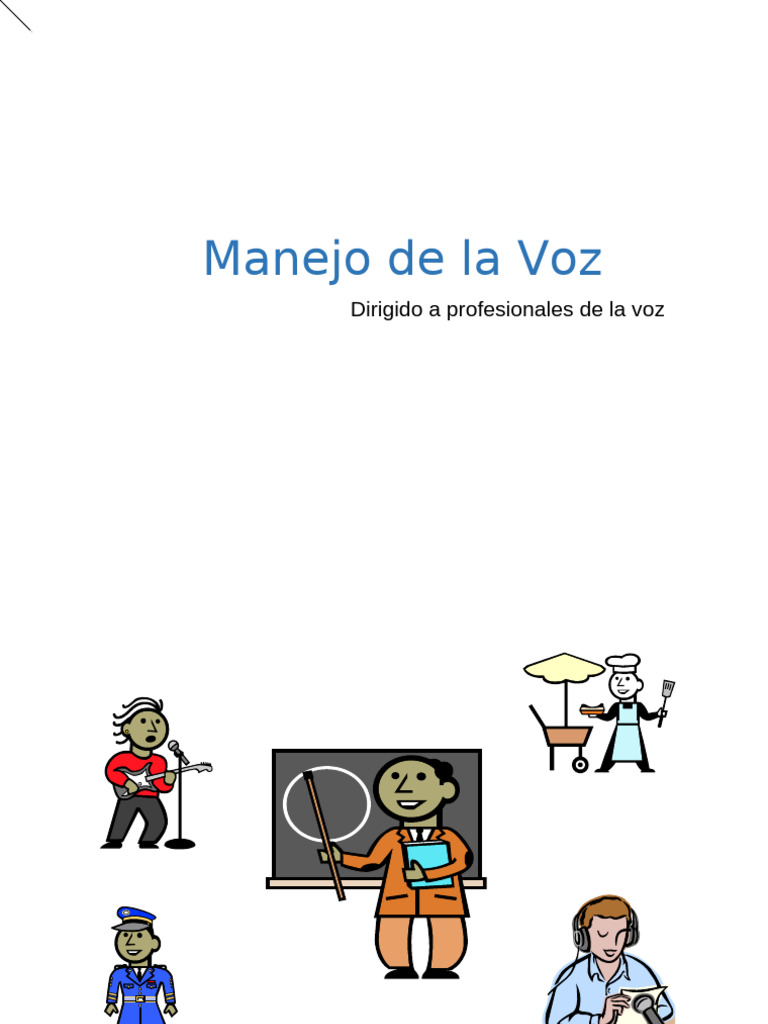 Power Point Capacitacion Uso de La Voz | PDF | Laringe | Tos