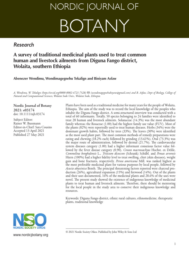 Botany: Research | PDF | Biodiversity | Capsicum