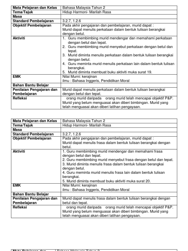 RPH BM | PDF