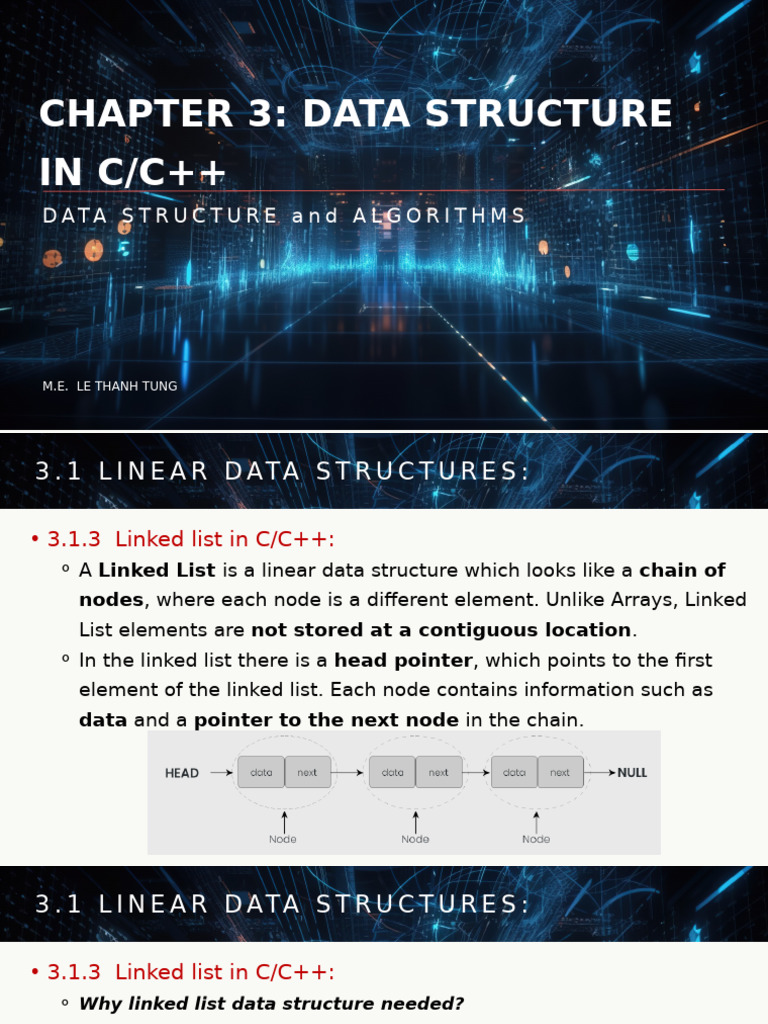 Linked List Implementation in C/C++ | PDF | Pointer (Computer ...