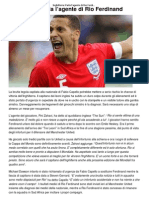 Inghilterra_ Parla l’agente di Rio Ferdinand _ CalcioLine