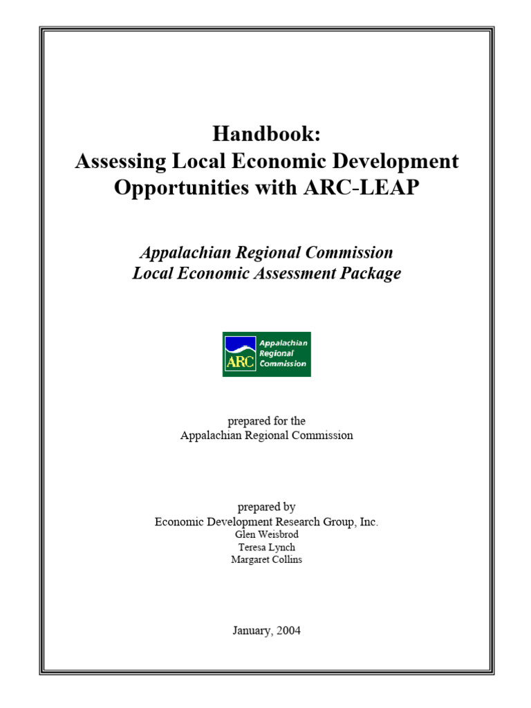 Local Economic Development Handbook | PDF | Labour Economics | Economic ...