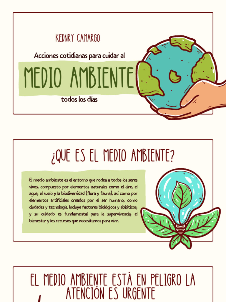 Cuidados diarios del medio ambiente | PDF | Residuos | Entorno natural