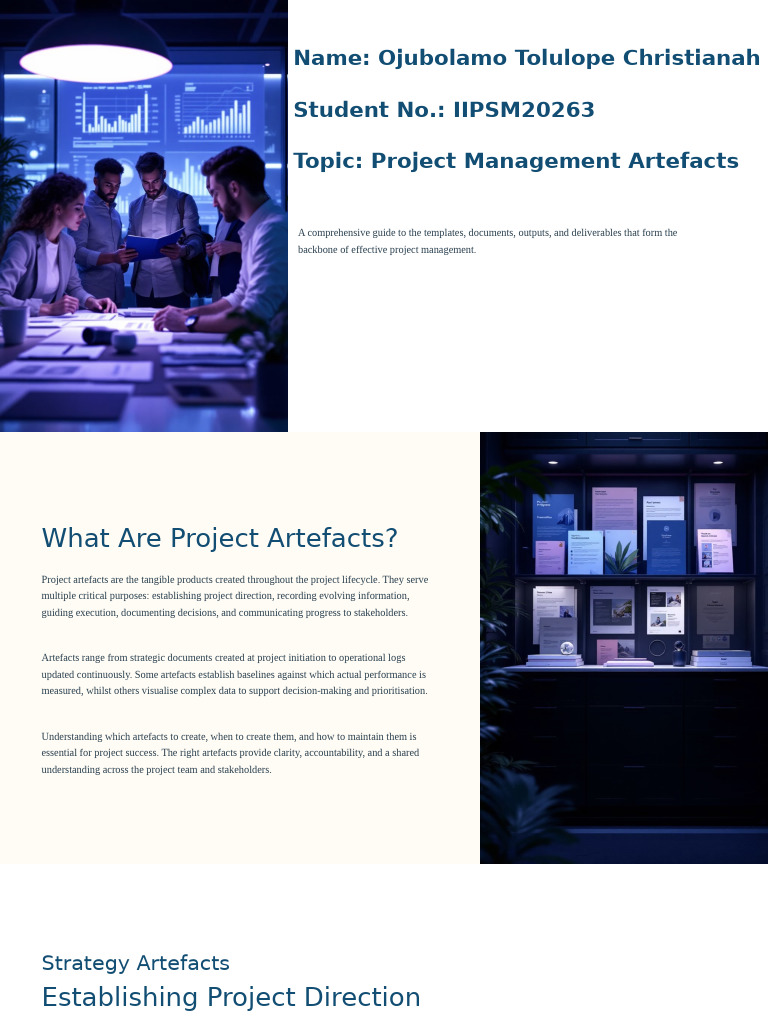 Essential Project Management Artefacts Guide | PDF | Project Management ...