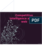 Competitive Intelligence and The Web