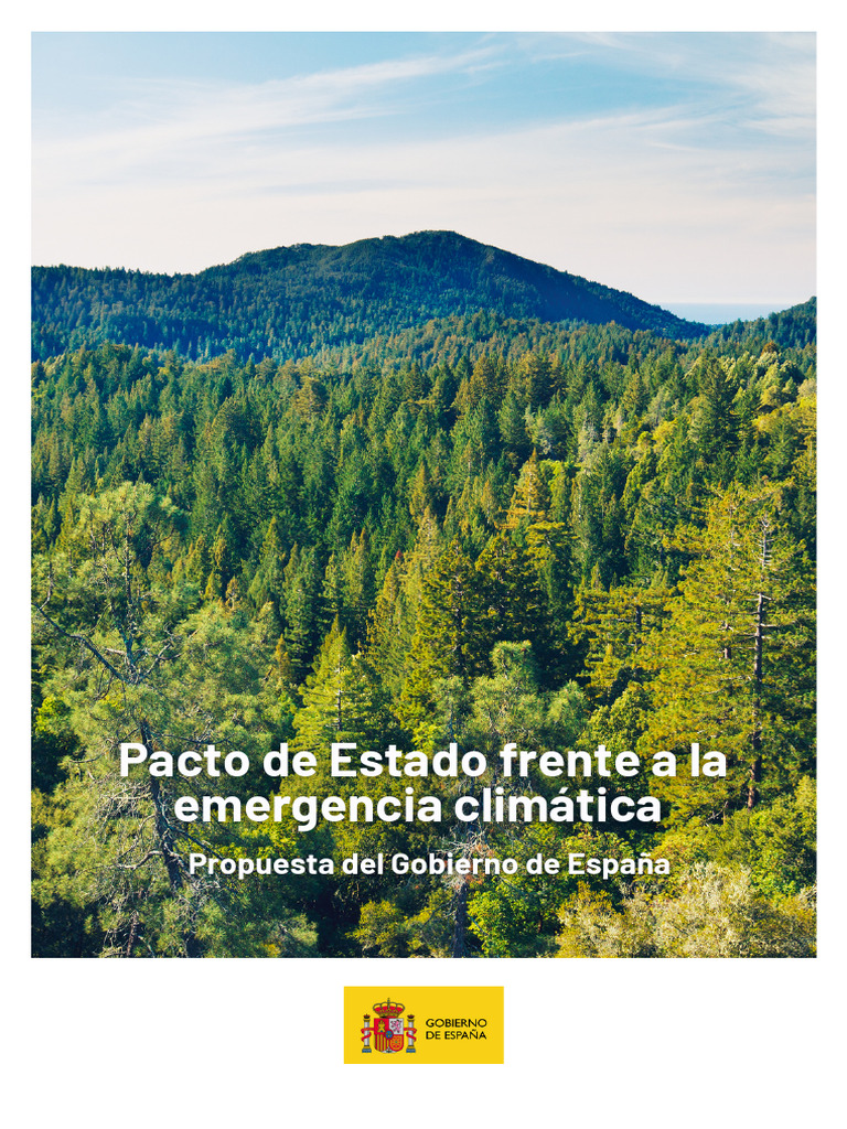 Pacto de Estado Frente A La Emergencia Climatica | PDF | Resiliencia ...